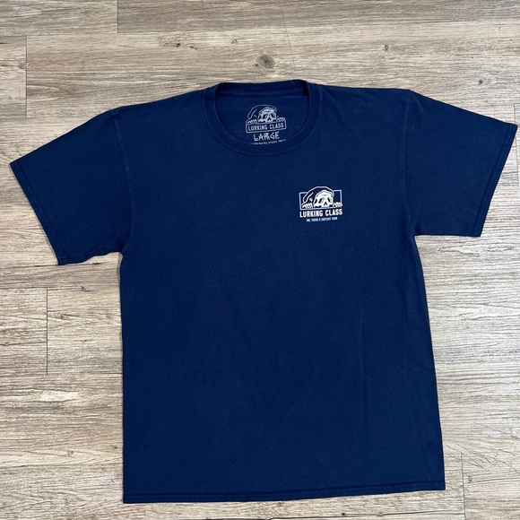 Lurking Class by Sketchy Tank x Mr. Tucks Chapter 2 Navy T-Shirt - Picture 2 of 7